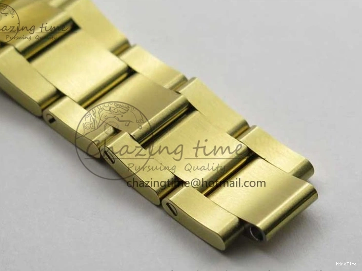 MiroTime 0202 TravelReady GMT Master II 116718 LN Black Ceramic 316L Steel GMF 1:1 Best Edition Green Dial on YG Bracelet A 2960